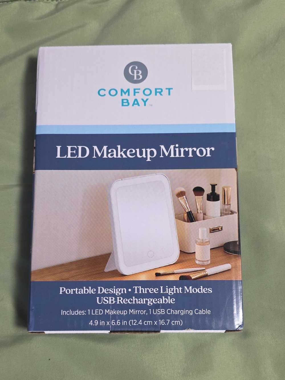 Comfort Bay LED Makeup Mirror in White